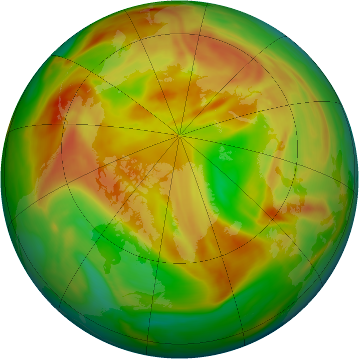 Arctic ozone map for 01 May 2006